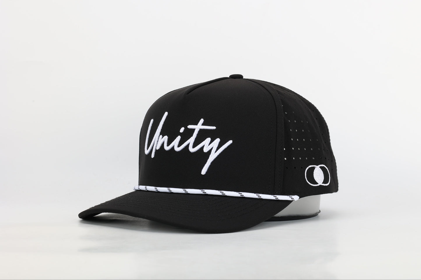 Black & White Cursive Hat