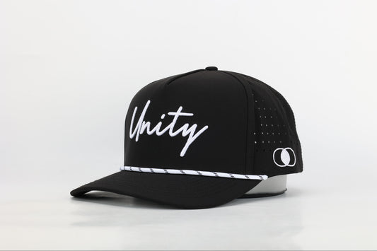 Black & White Cursive Hat